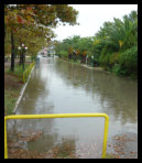 Blick vom Strand Richtung Wohnung