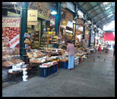 Thessaloniki - Innen Stadt Typischer Markplatz