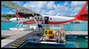 End Transfer mit Wasserflugzeug