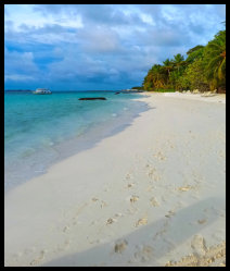 Strand - Rundgang um die Insel