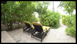 Premium Beach Villa Terrasse - 2 Meter vom Strand