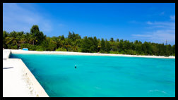 Blick vom Anlegesteg